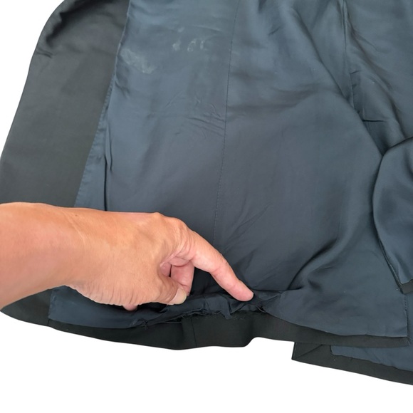 vintage gucci suit jacket blazer black 48IT/38 US wool mohair 2 button - Picture 9 of 14